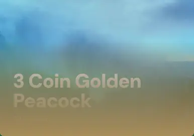 3 Coin Golden Peacock